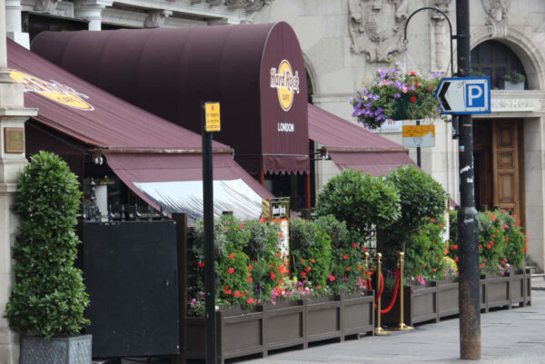 fachada hard rock cafe londres