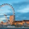 london eye atardecer